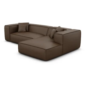 Echtleder L-Form Sofa Arelia