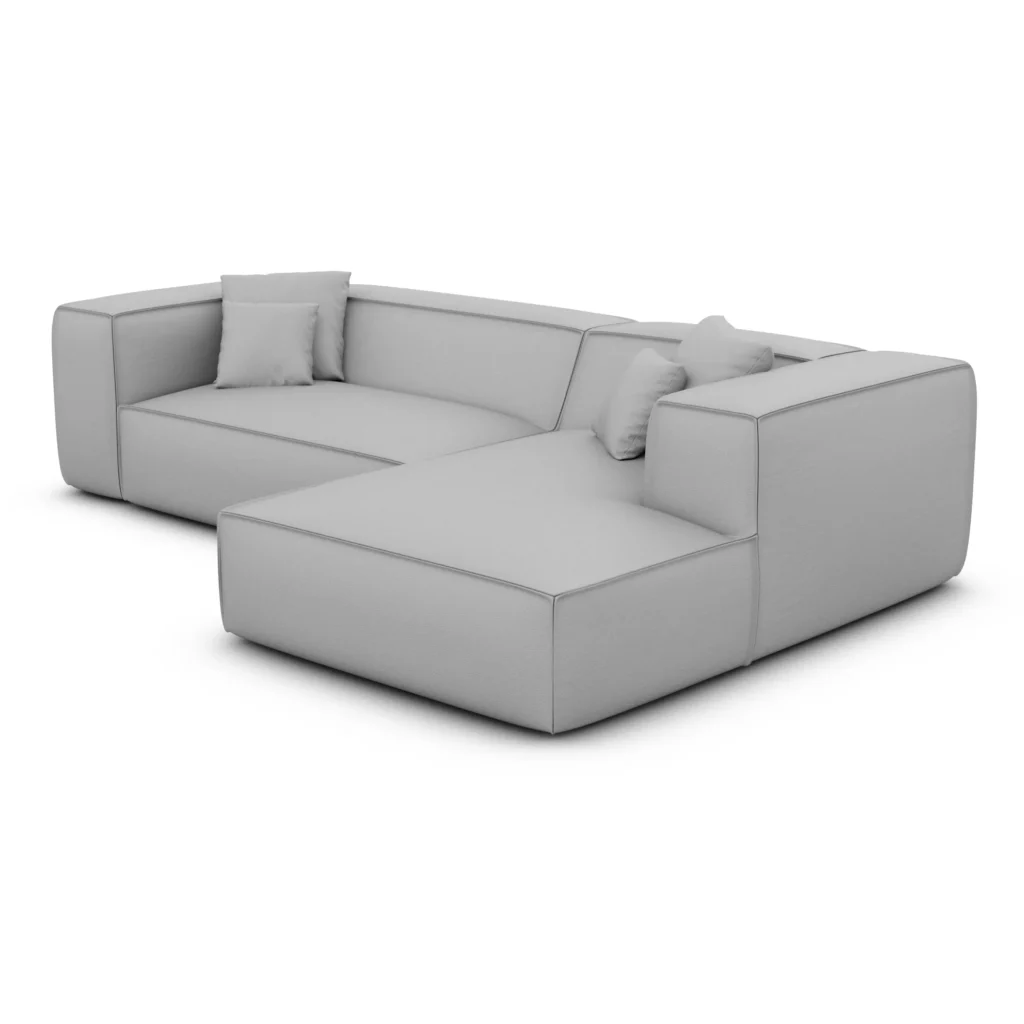 Kunstleder L-Form Sofa Arelia