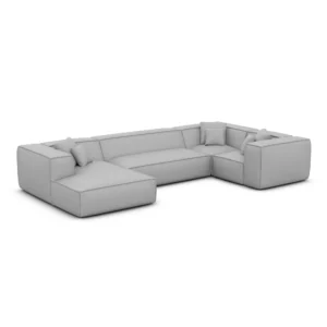 Kunstleder U-Form XL Wohnlandschaft Arelia