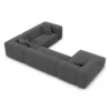 Strukturstoff U-Form XXL Wohnlandschaft Arelia