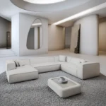 Echtleder U-Form XXL Wohnlandschaft Arelia