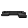 Echtleder U-Form XXL Lounge Wohnlandschaft Arelia