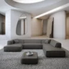 Echtleder U-Form XXL Lounge Wohnlandschaft Arelia