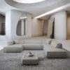 Echtleder U-Form XXL Lounge Wohnlandschaft Arelia