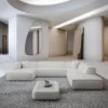 Echtleder U-Form XXL Lounge Wohnlandschaft Arelia