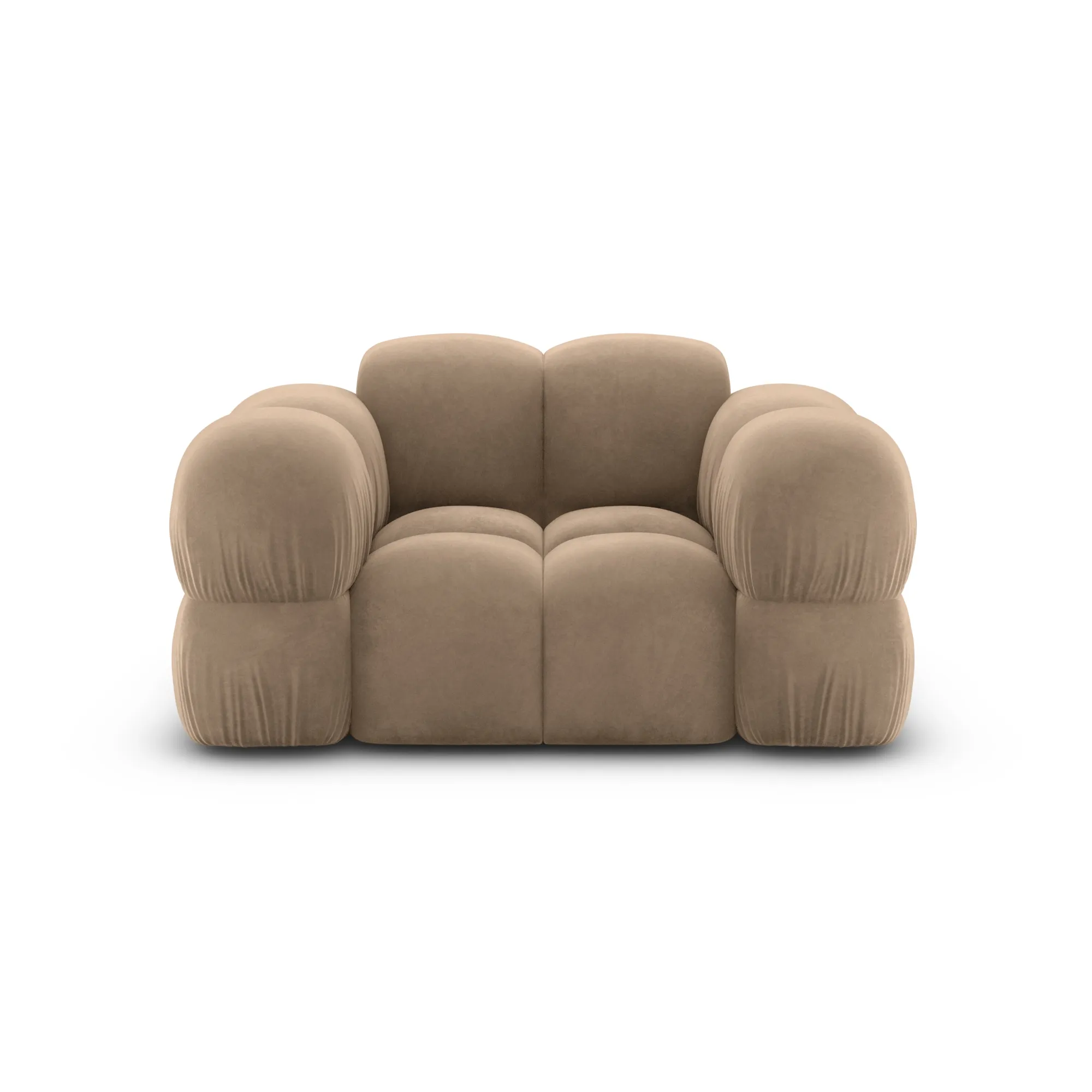 Samtstoff Sessel Avoria – Bild 2