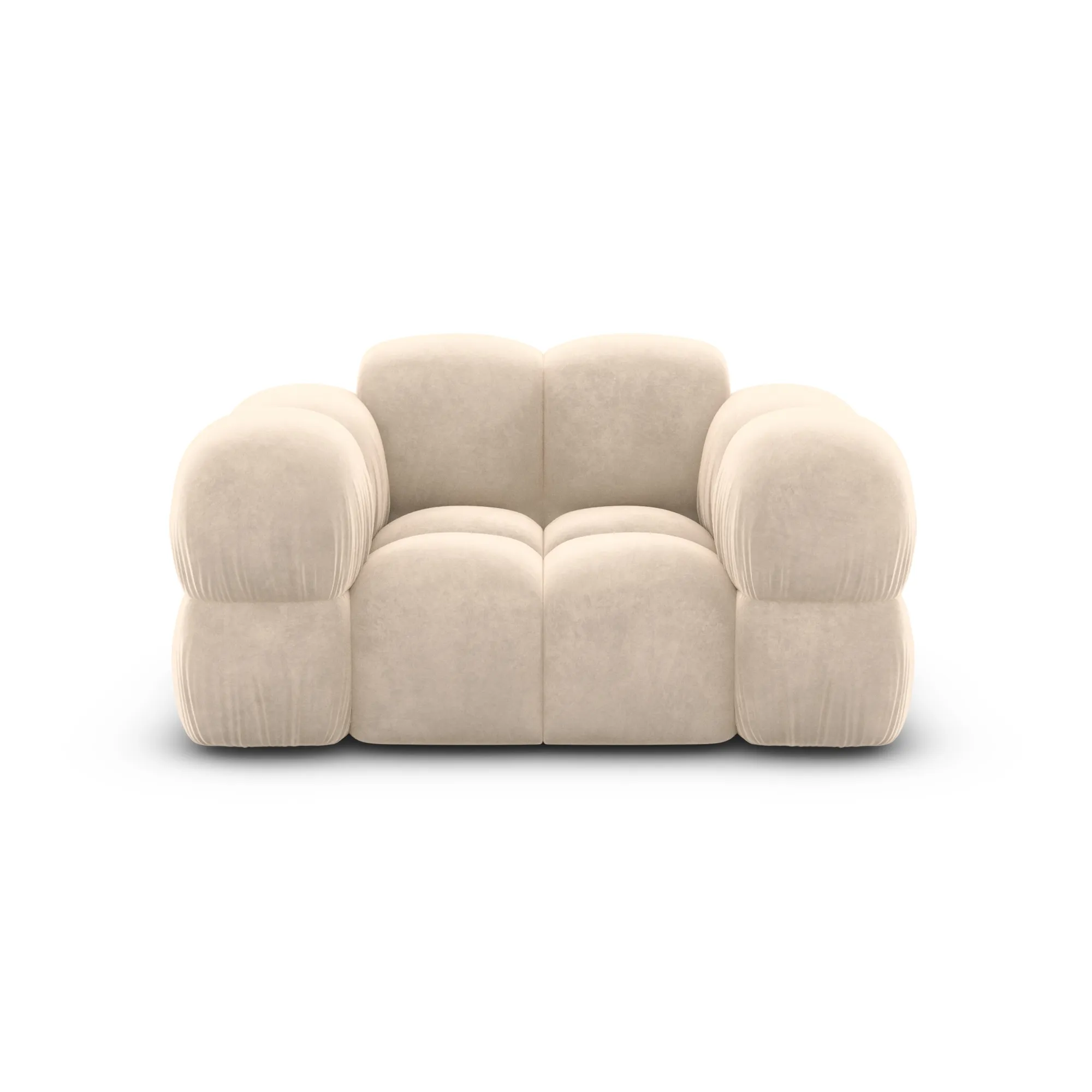 Samtstoff Sessel Avoria – Bild 2