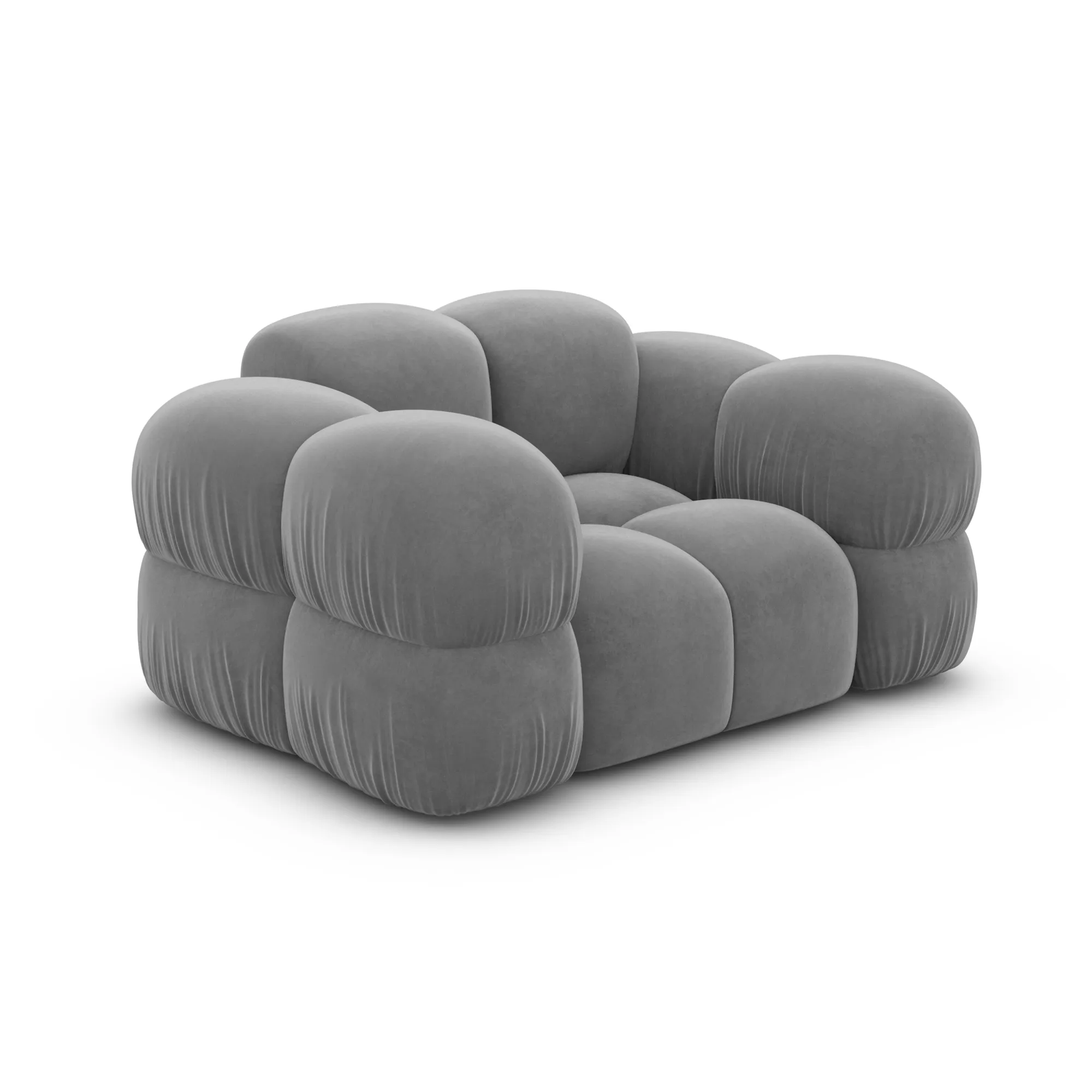 Samtstoff Sessel Avoria