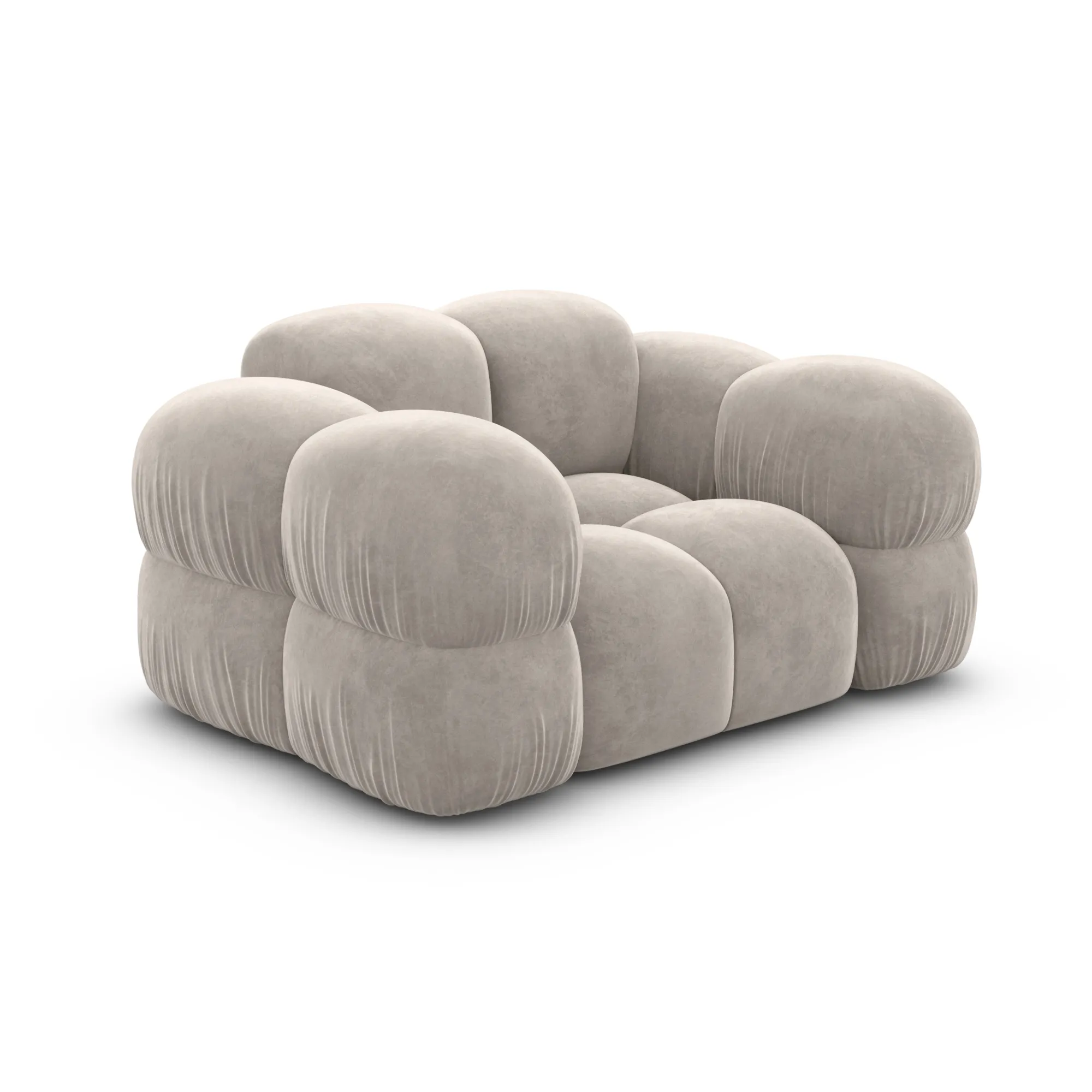 Samtstoff Sessel Avoria