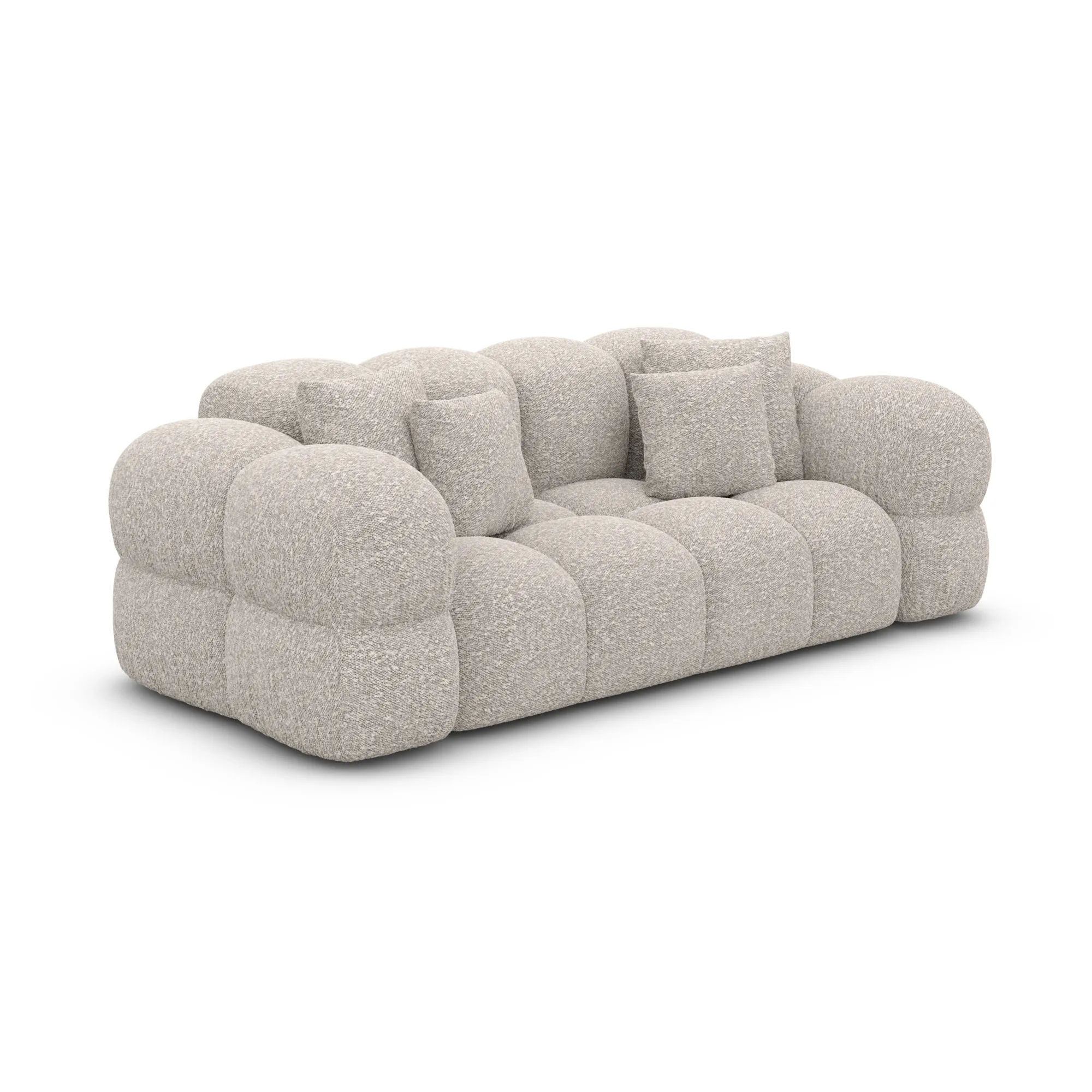 Bouclé 2-Sitzer Couch Avoria