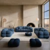 Strukturstoff 2-Sitzer Couch Avoria – Bild 37