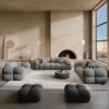 Strukturstoff 2-Sitzer Couch Avoria – Bild 39