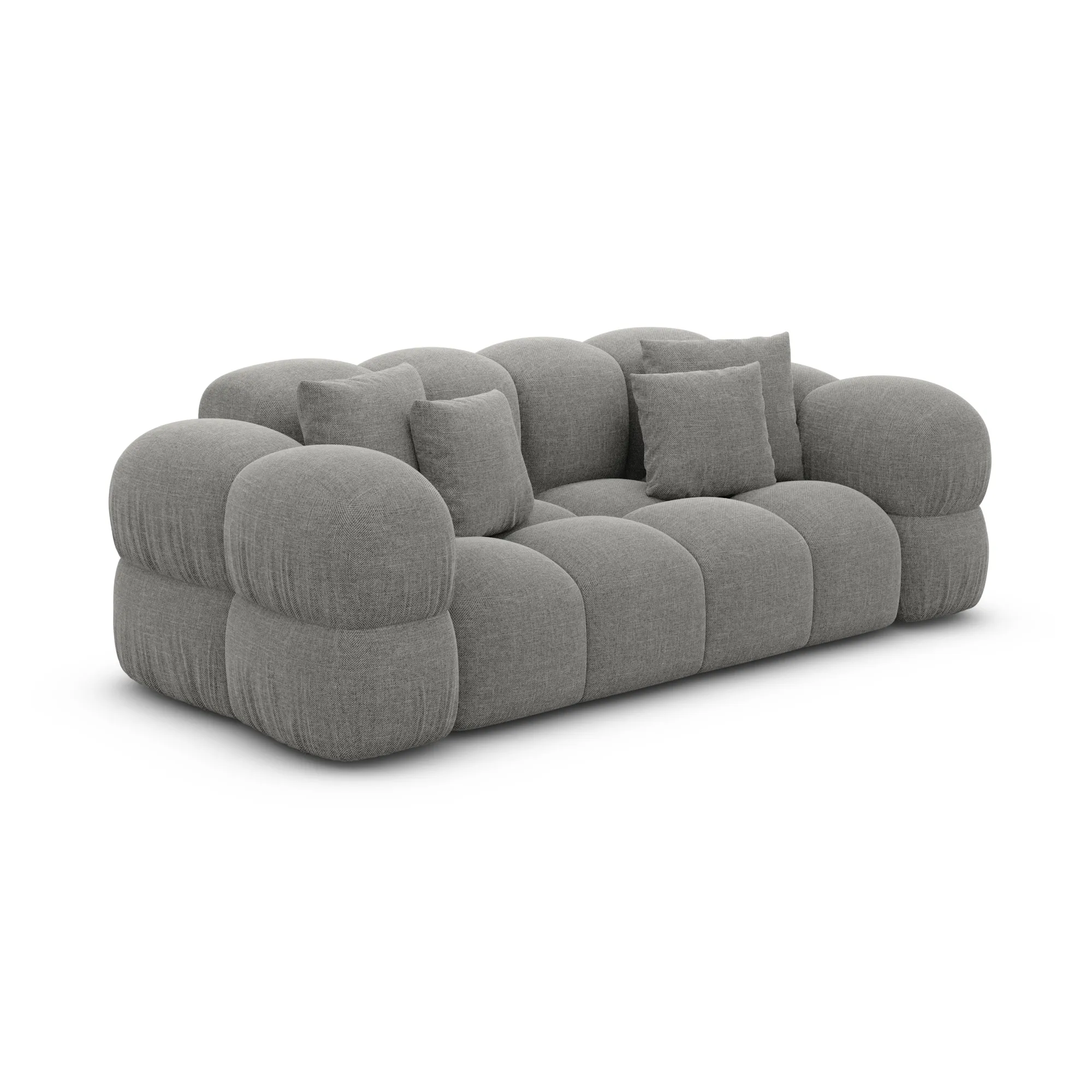 Strukturstoff 2-Sitzer Couch Avoria