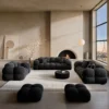Samtstoff 2-Sitzer Couch Avoria – Bild 40