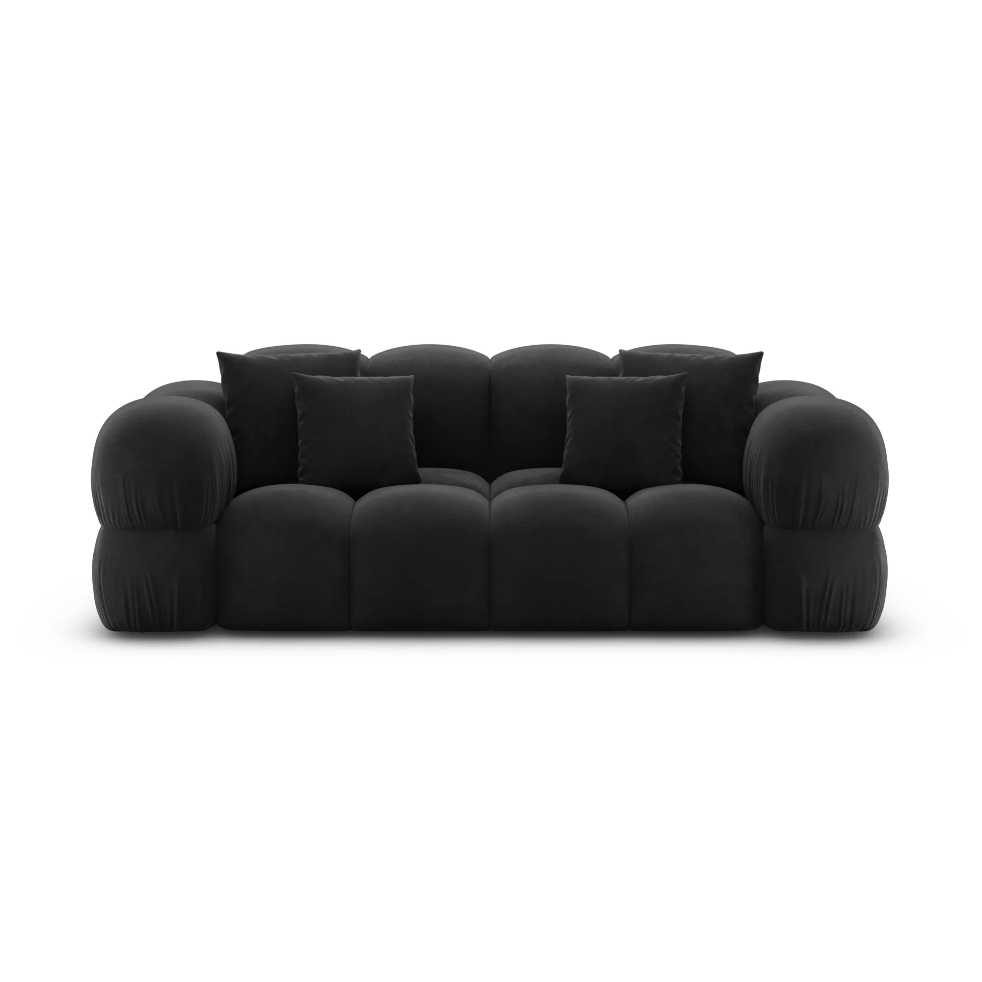 Samtstoff 2-Sitzer Couch Avoria – Bild 23