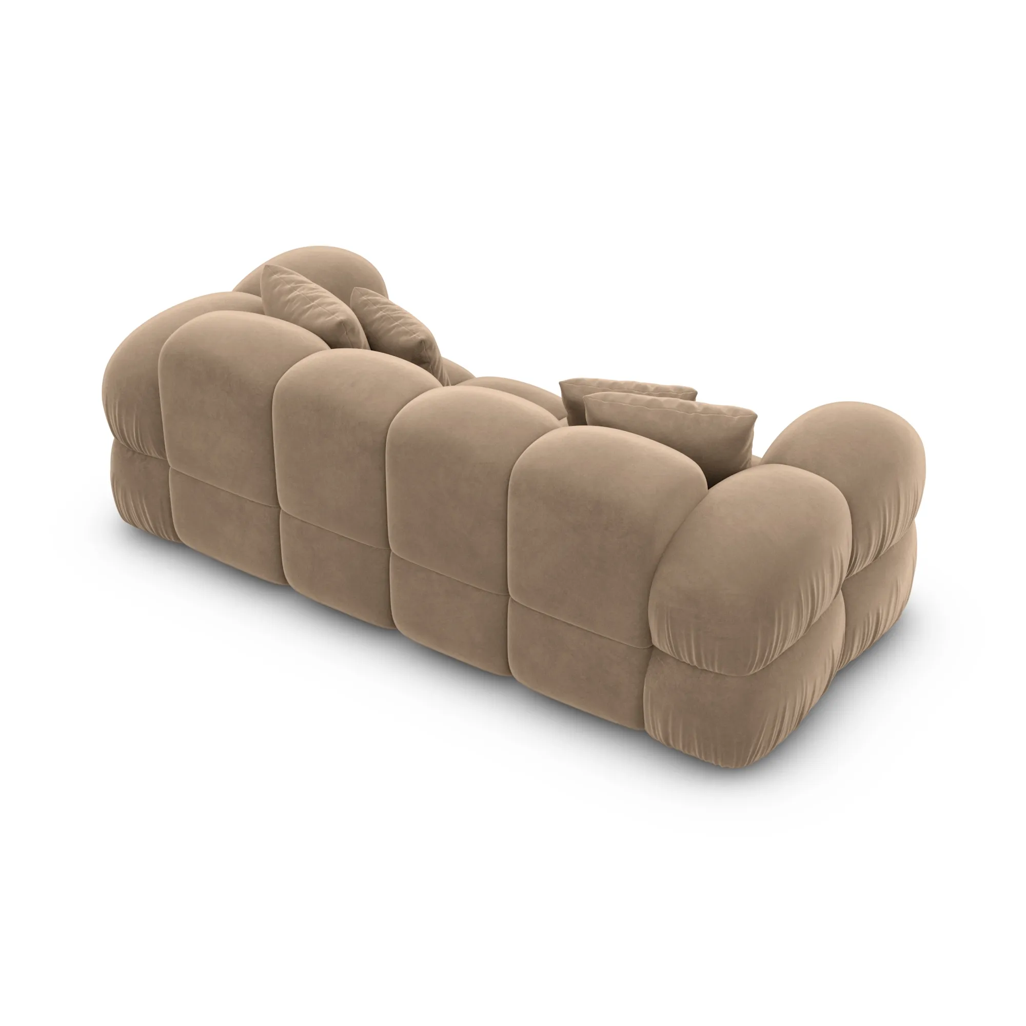 Samtstoff 2-Sitzer Couch Avoria – Bild 27