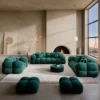 Samtstoff 2-Sitzer Couch Avoria – Bild 44