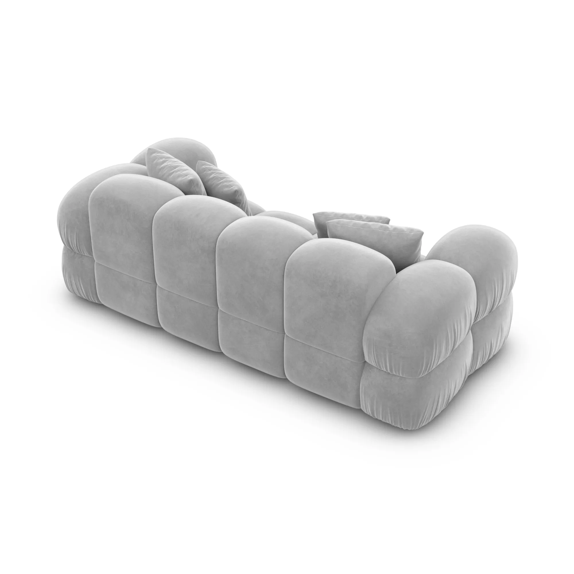 Samtstoff 2-Sitzer Couch Avoria – Bild 3