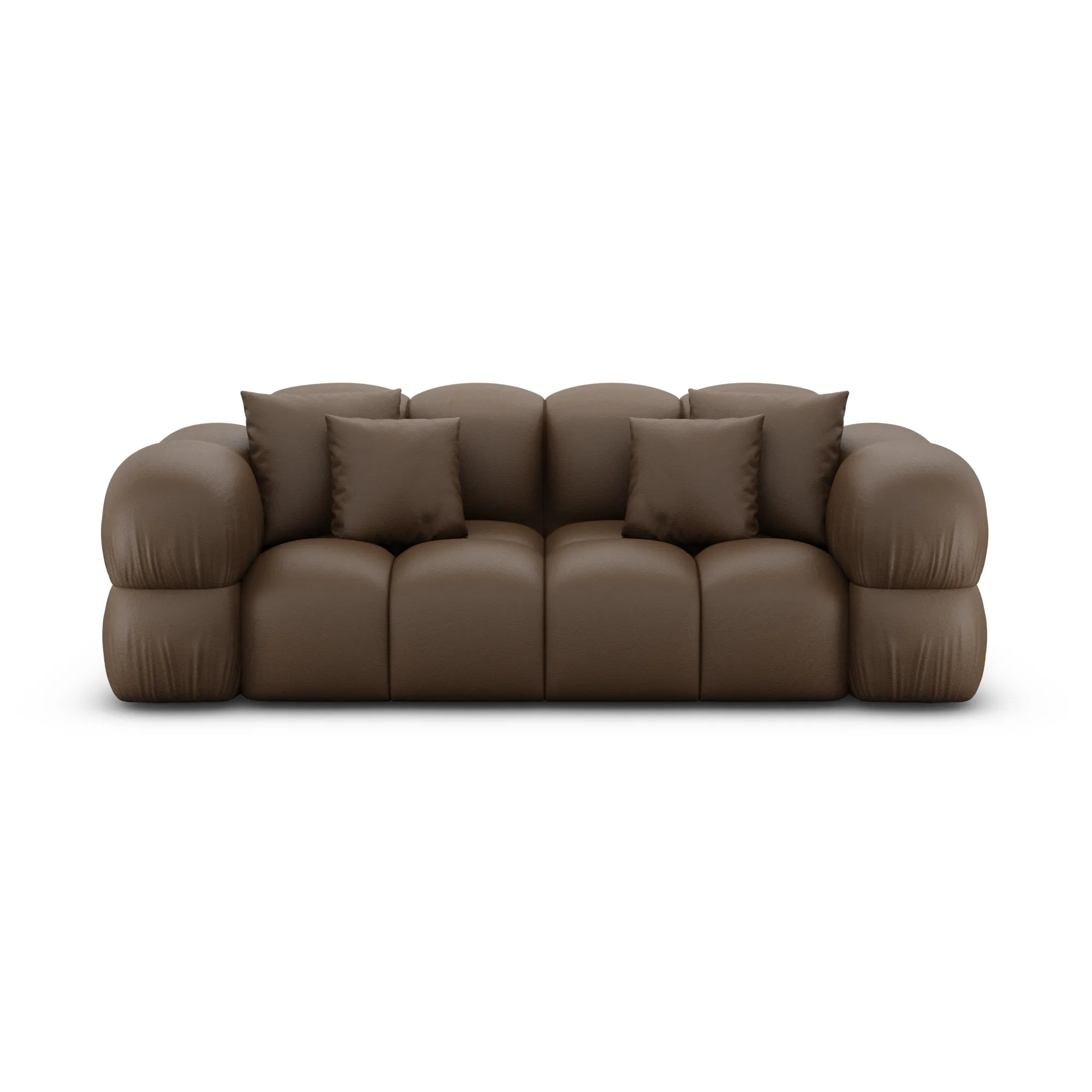Echtleder 2-Sitzer Couch Avoria – Bild 23