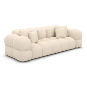 Strukturstoff 3-Sitzer Couch Avoria