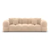 Samtstoff 3-Sitzer Couch Avoria – Bild 29