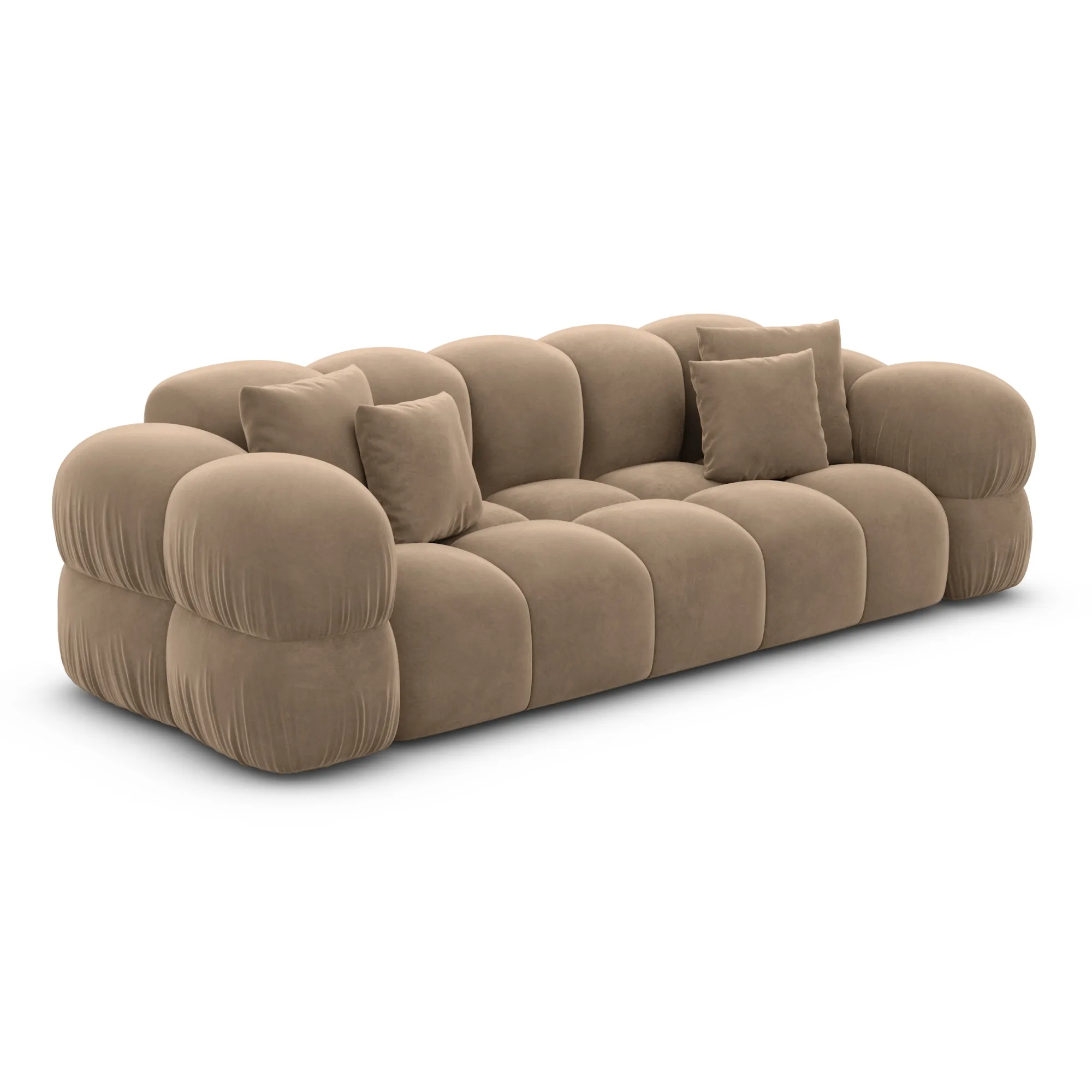 Samtstoff 3-Sitzer Couch Avoria – Bild 34