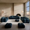 Samtstoff 3-Sitzer Couch Avoria – Bild 39