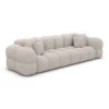 Bouclé 4-Sitzer Couch Avoria