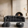 Strukturstoff 4-Sitzer Couch Avoria – Bild 36