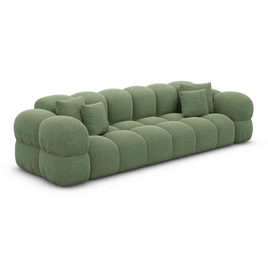 Strukturstoff 4-Sitzer Couch Avoria