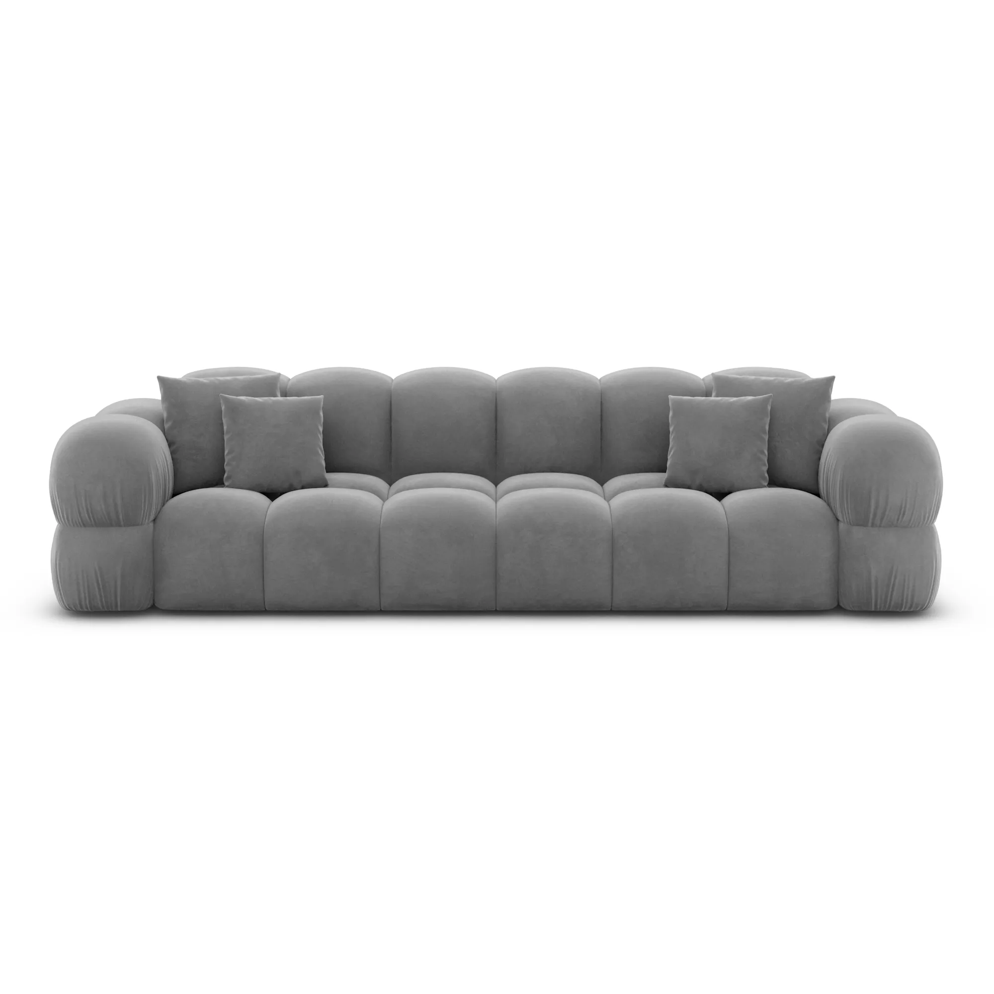 Samtstoff 4-Sitzer Couch Avoria – Bild 26