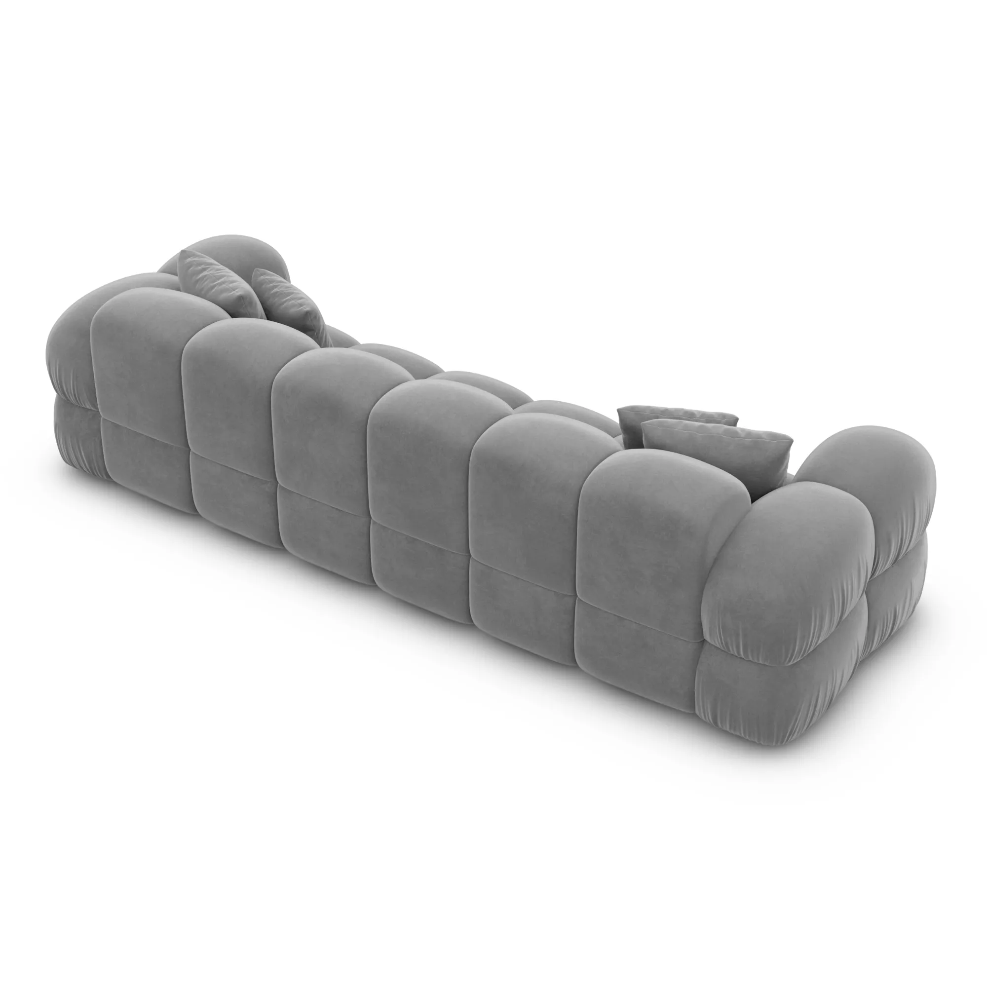 Samtstoff 4-Sitzer Couch Avoria – Bild 27