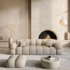 Echtleder 4-Sitzer Couch Avoria – Bild 28