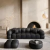 Echtleder 4-Sitzer Couch Avoria – Bild 29