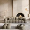 Echtleder 4-Sitzer Couch Avoria – Bild 31