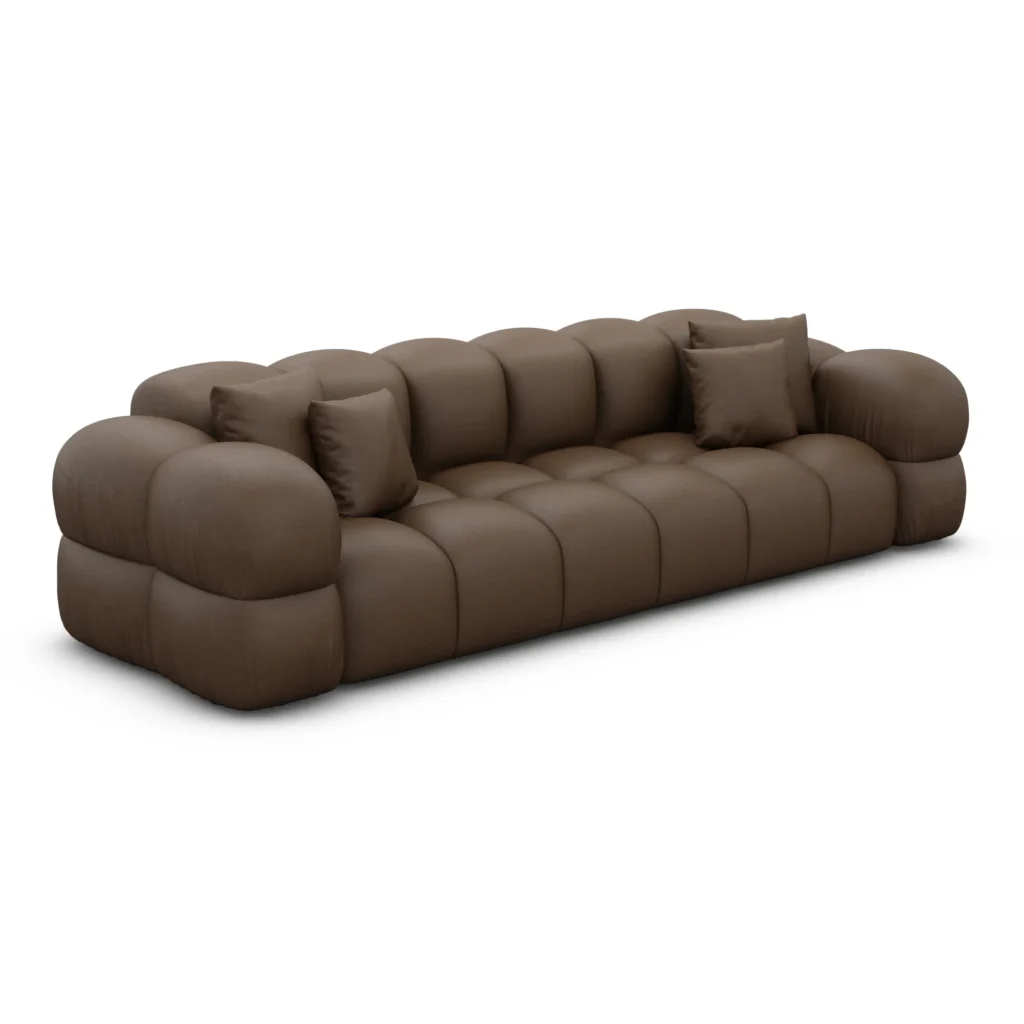 Echtleder 4-Sitzer Couch Avoria