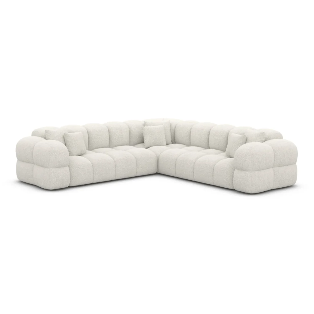 Bouclé Ecksofa Avoria