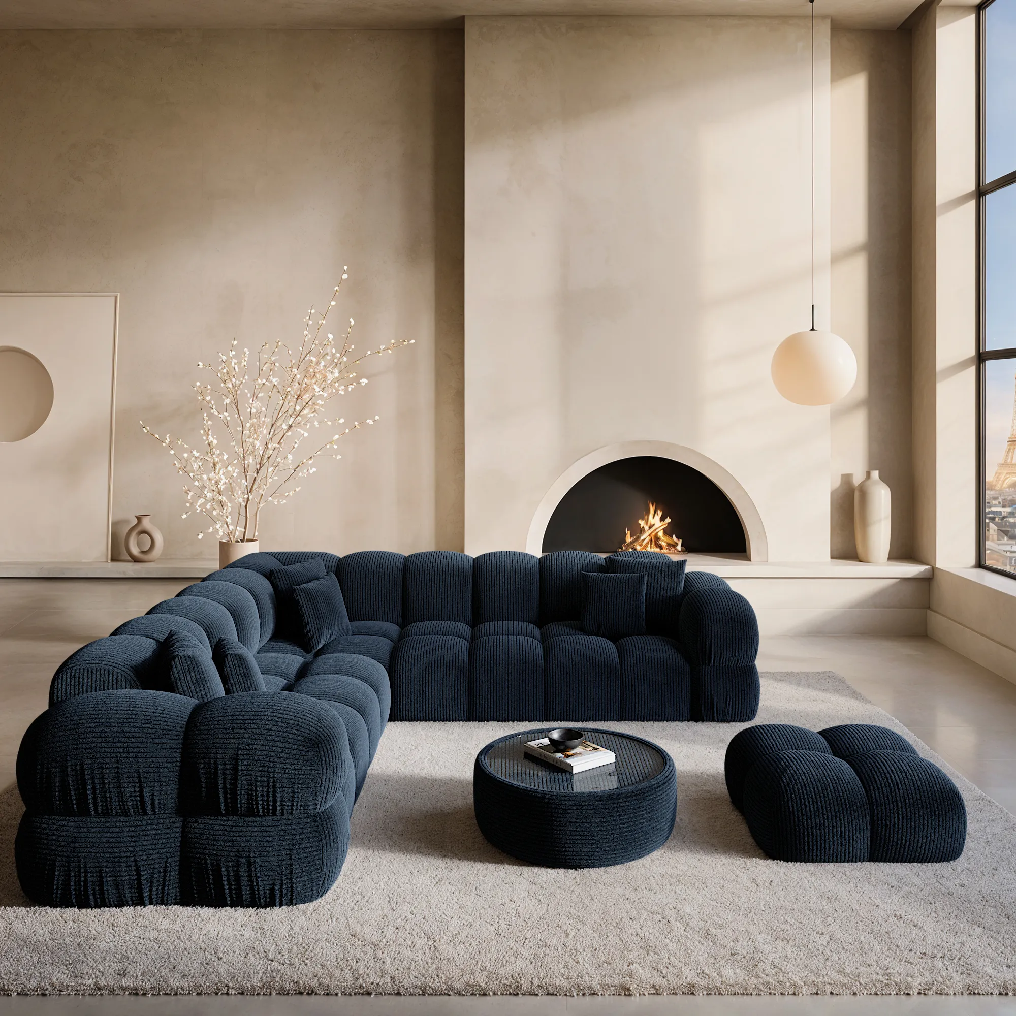 Cord Ecksofa Avoria – Bild 3
