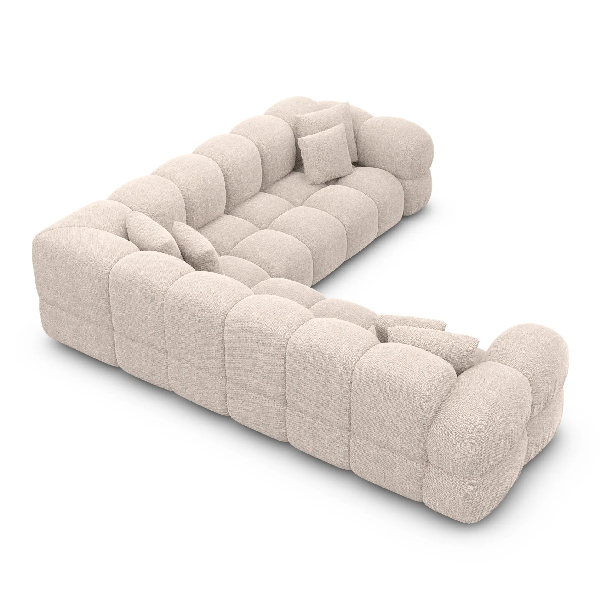 Strukturstoff Ecksofa Avoria – Bild 25