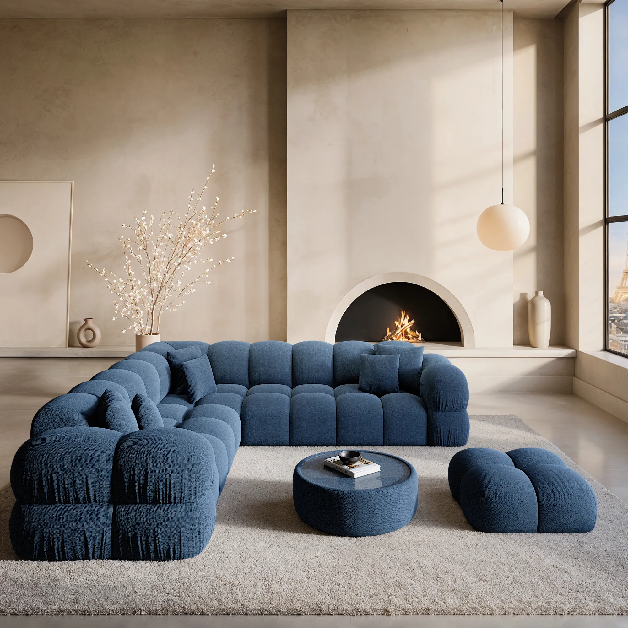 Strukturstoff Ecksofa Avoria – Bild 3