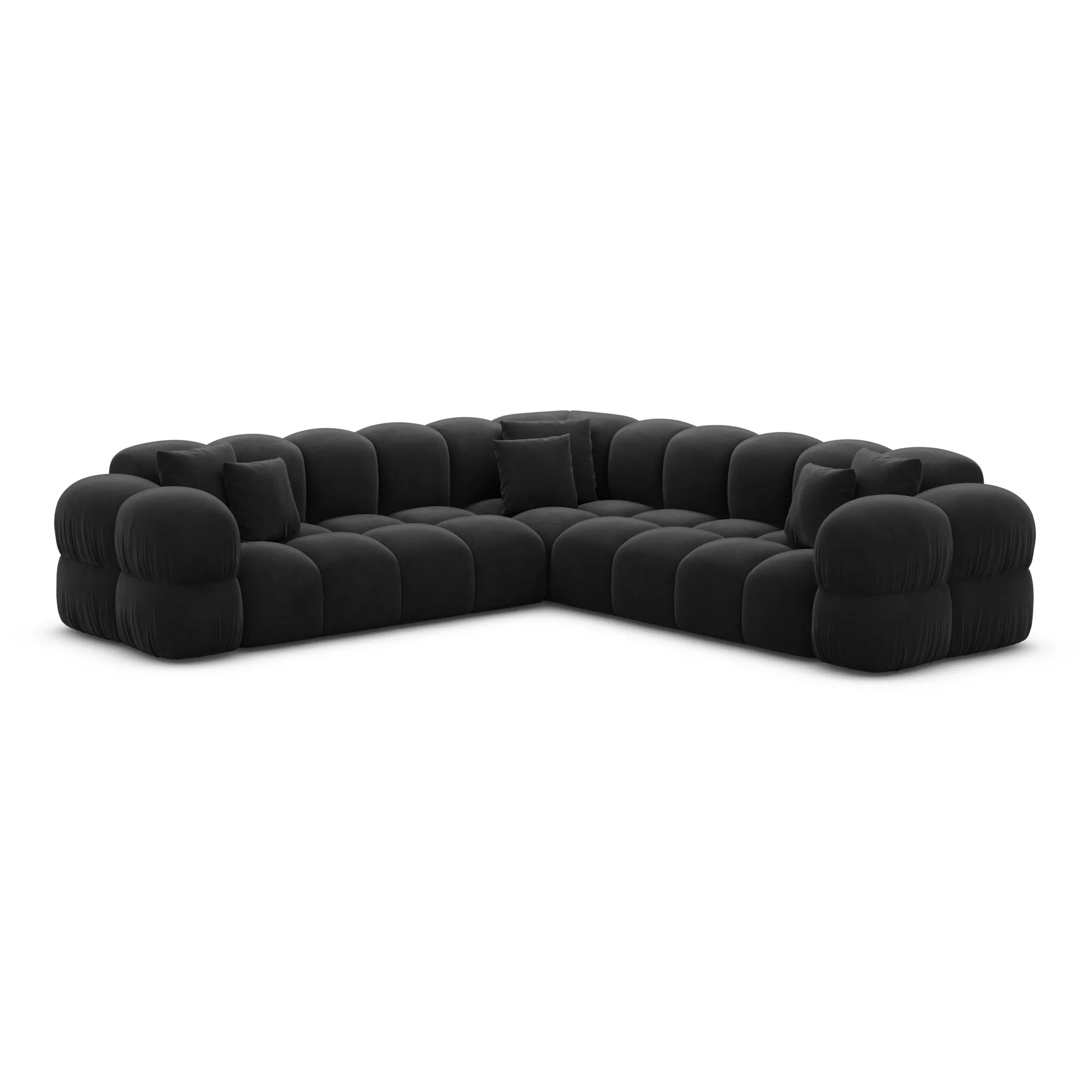 Samtstoff Ecksofa Avoria – Bild 16