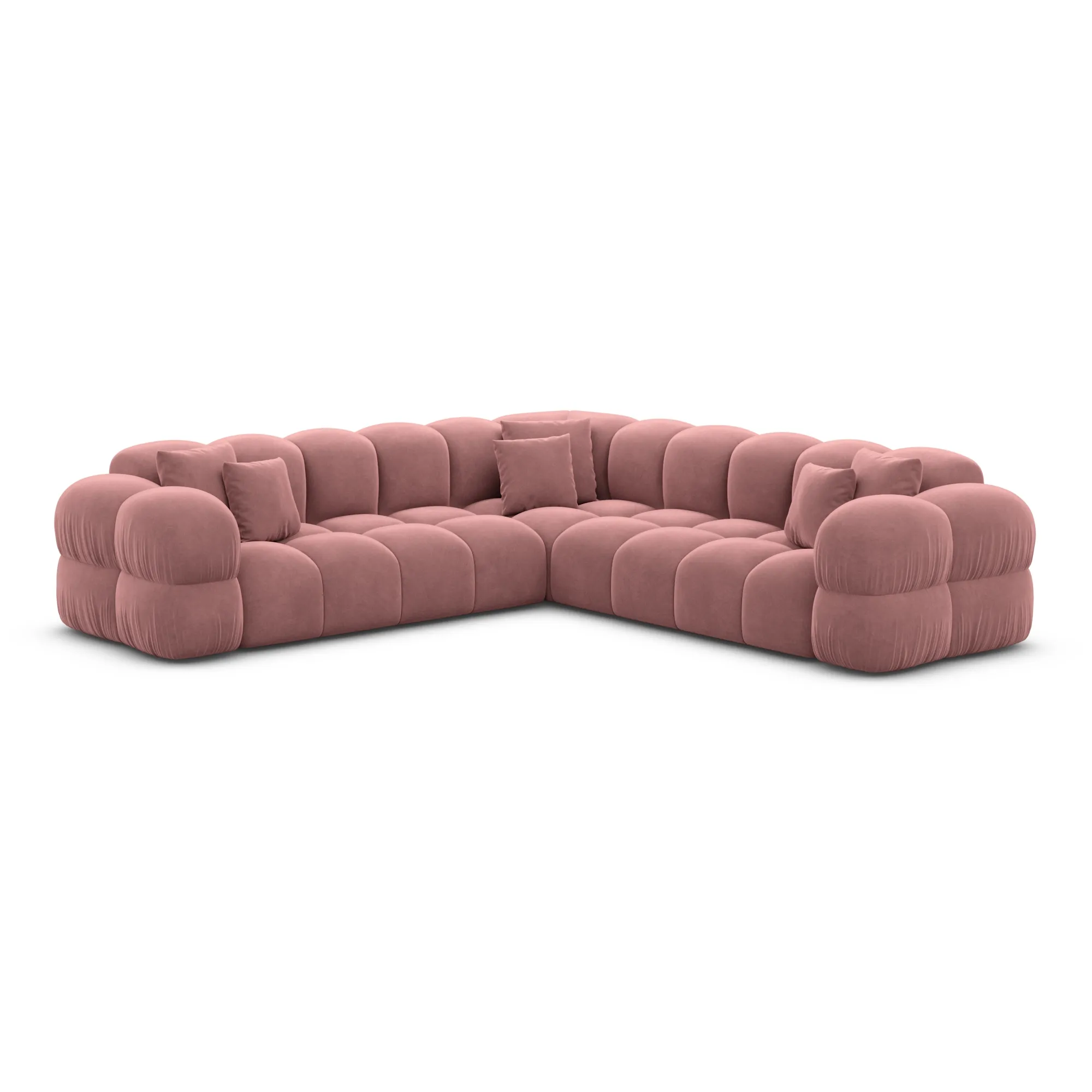 Samtstoff Ecksofa Avoria – Bild 37