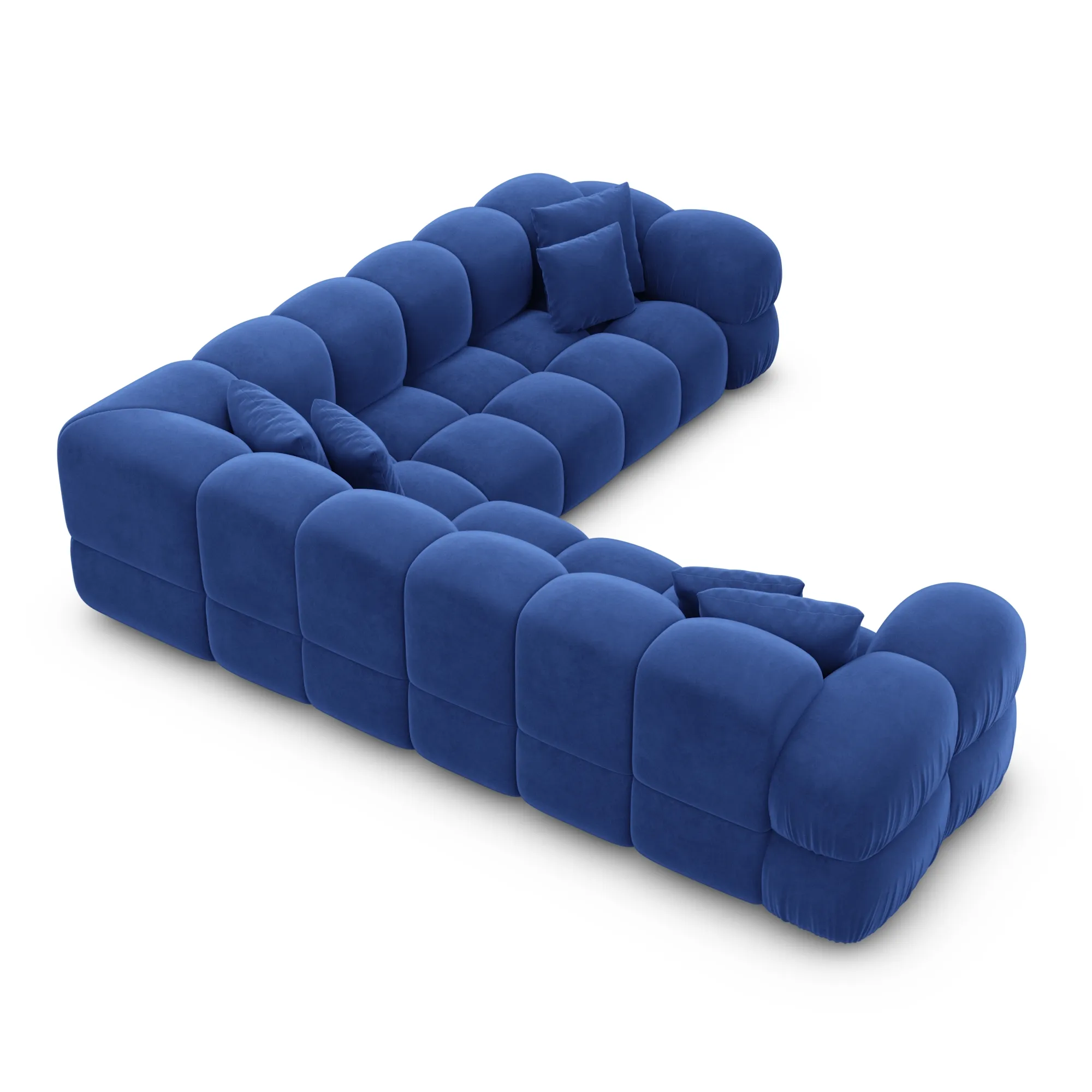 Samtstoff Ecksofa Avoria – Bild 42