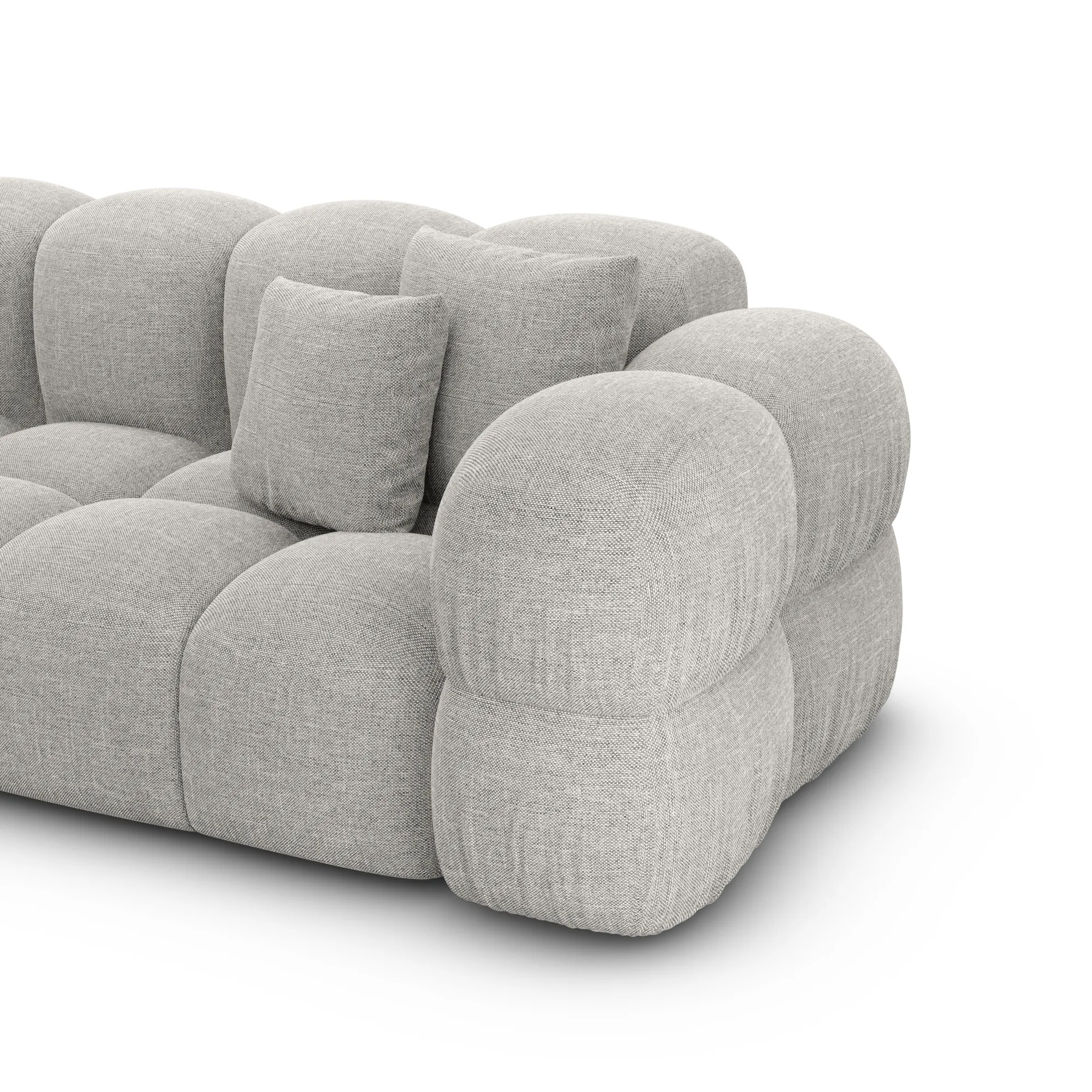 Strukturstoff Ecksofa Avoria – Bild 46