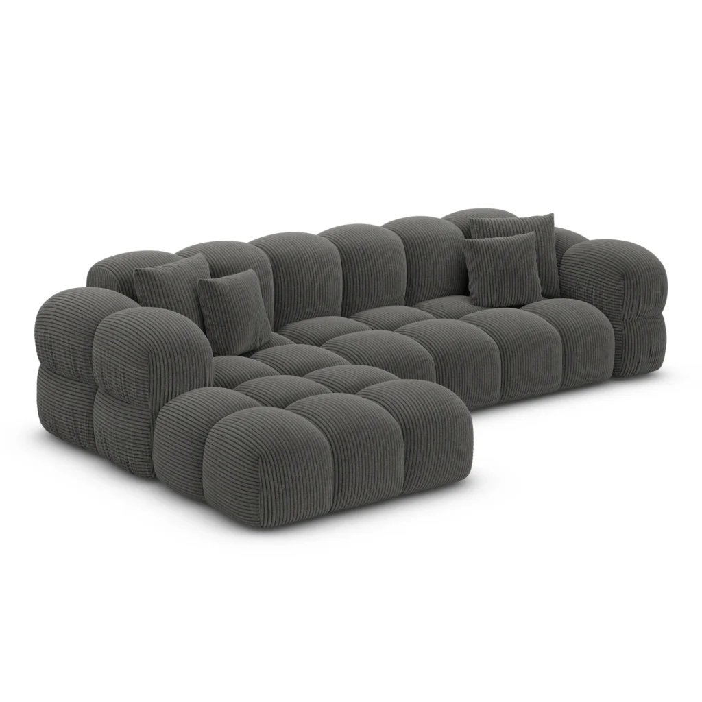Cord L-Form Sofa Avoria