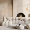 Strukturstoff L-Form Sofa Avoria – Bild 13