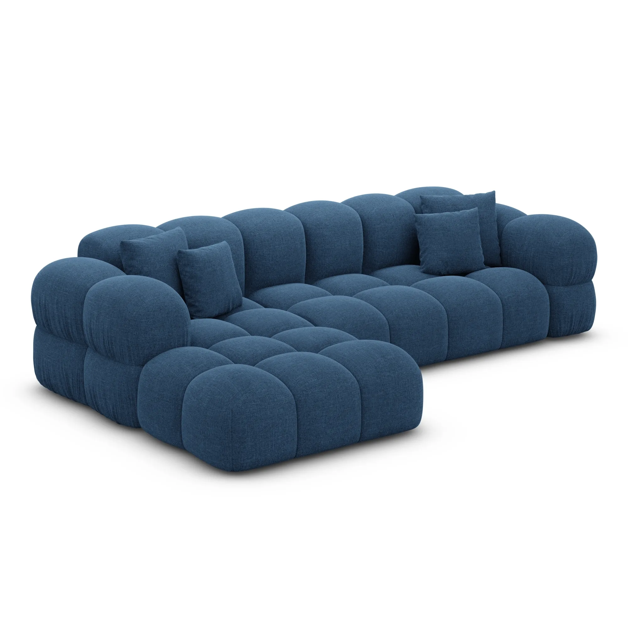 Strukturstoff L-Form Sofa Avoria – Bild 36