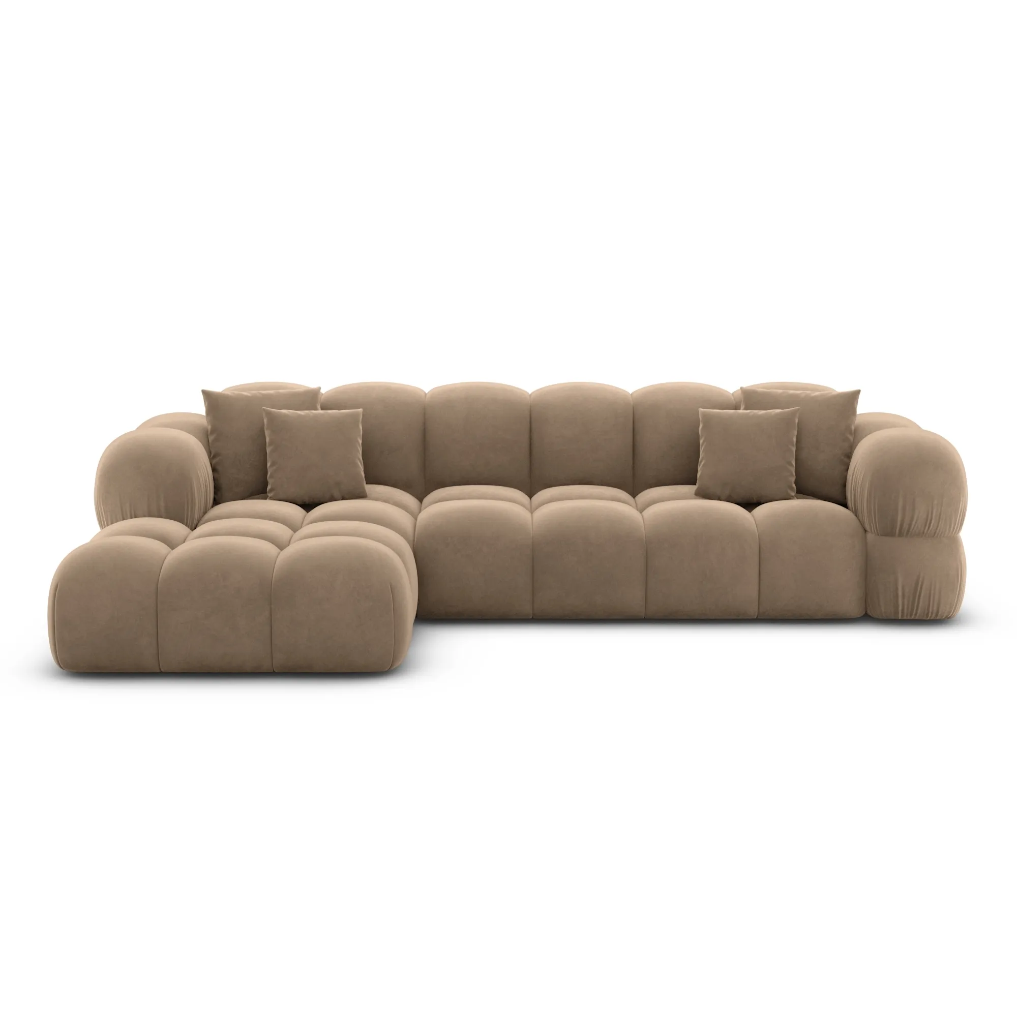 Samtstoff L-Form Sofa Avoria – Bild 83