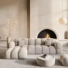 Samtstoff L-Form Sofa Avoria – Bild 3