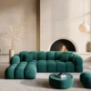 Samtstoff L-Form Sofa Avoria – Bild 5
